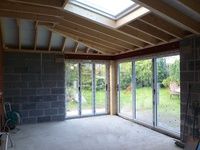 Internals of an extension we constructed in Liverpool.