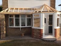 Porch/Roof being built in Kirkby