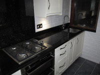 New kitchen installation including all tiling